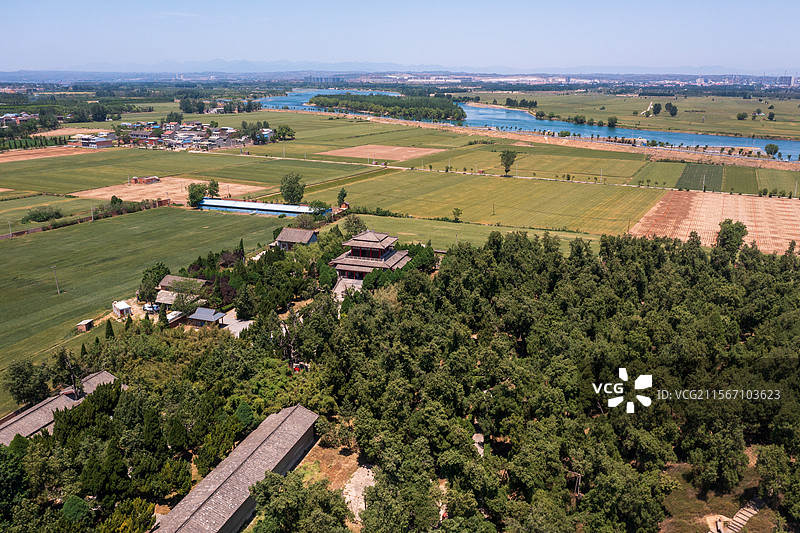 河南 洛阳 孟津 汉光武帝刘秀墓图片素材