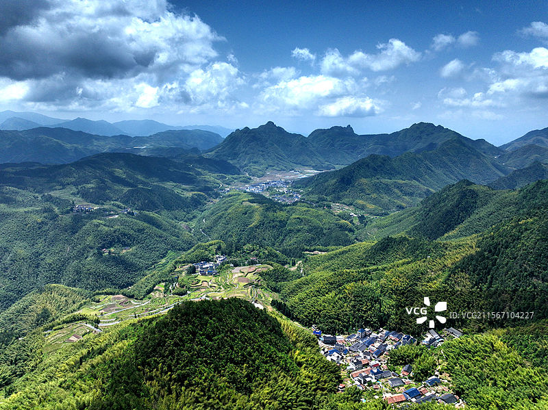 浙江遂昌茶树坪图片素材