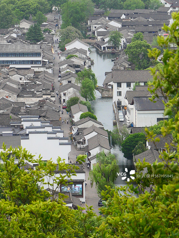 绍兴古城街道图片素材