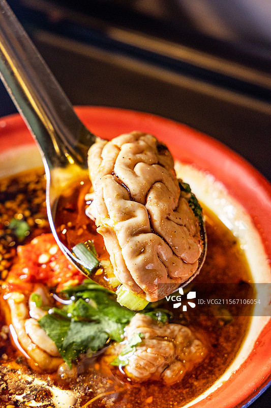 脑花面脑花猪脑花泡椒肥肠面肥肠面猪蹄面猪脚面猪脚蹄花川渝美食四川美食成都美食成都特产巴适的板冒脑花热图片素材