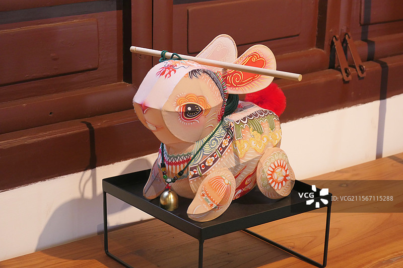 花灯，兔子灯笼，元宵节灯笼，新年灯笼，灯笼，手工作品，非遗文化，传统文化图片素材