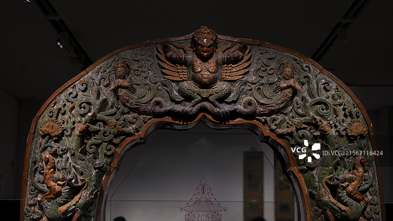 大报恩寺琉璃塔拱门，是明成祖朱棣为纪念明太祖朱元璋和马皇后而建。图片素材