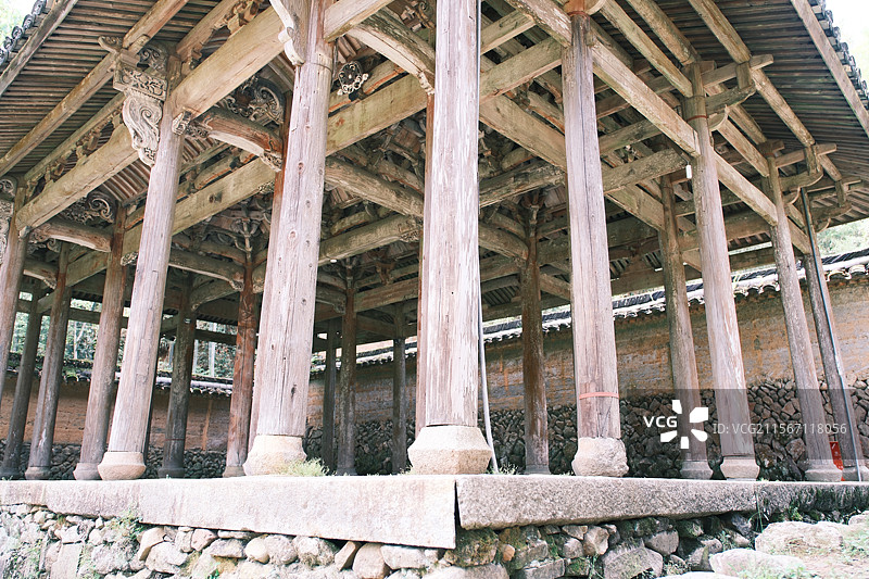 丽水云中大漈时思寺图片素材