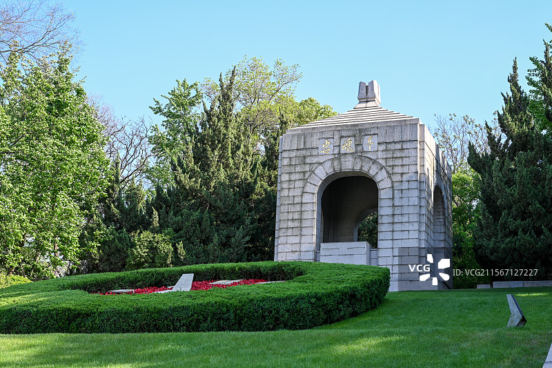 江苏省南京市雨花台 雨花台风景区 雨花台烈士纪念馆 爱国主义教育基地图片素材