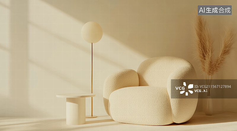 【AI数字艺术】光影中的静谧角落图片素材