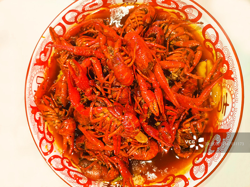 烹饪的小龙虾图片素材