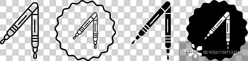 肩带图标符号集合图片素材