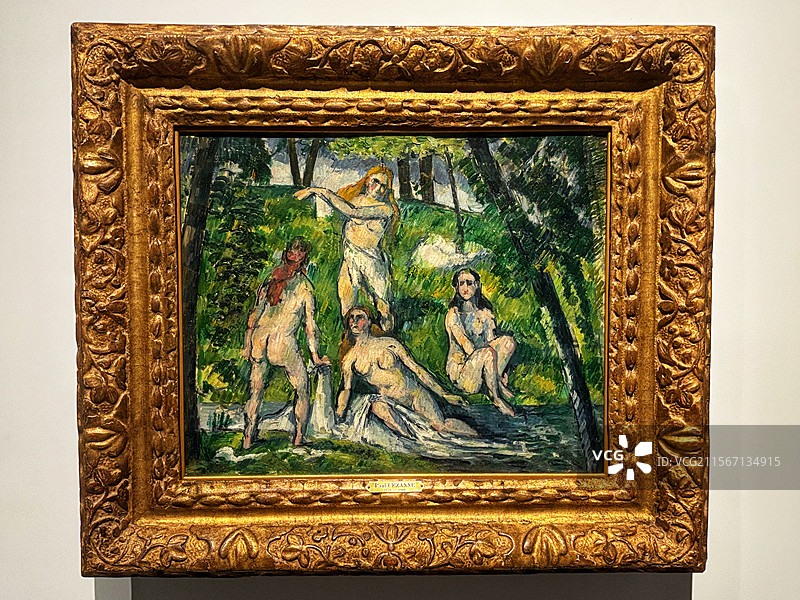上海博物馆国际借展（后印象派经典）—日本pola美术馆藏保罗·塞尚油画系列/静物·风景·人物图片素材