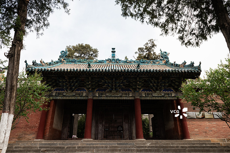 黑神话悟空取景地山西晋城玉皇庙里的古建图片素材