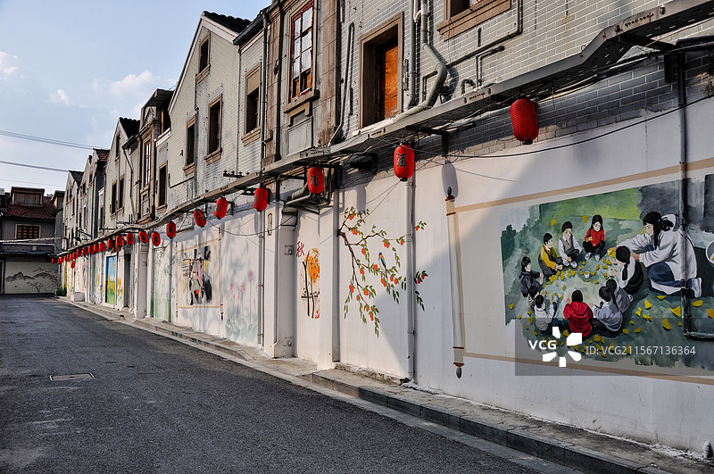 上海文庙旁学宫路图片素材