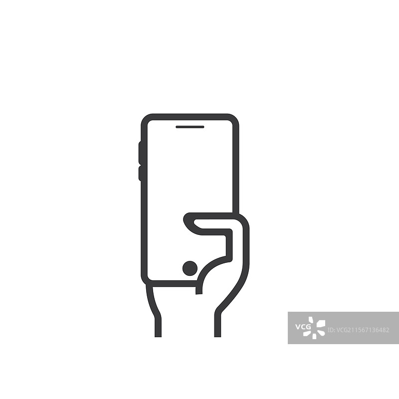 电话图标扁平设计图片素材