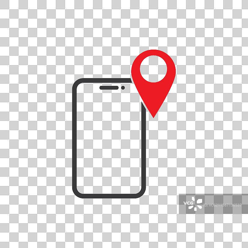 电话图标扁平设计图片素材