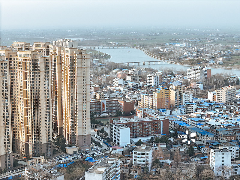 邓州市 店子口 新华路 城市 地标图片素材