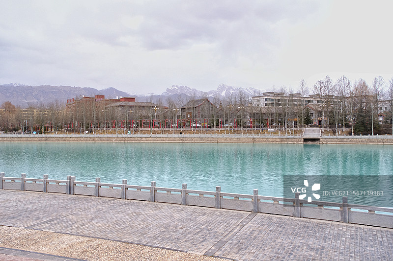 德令哈 巴音河图片素材