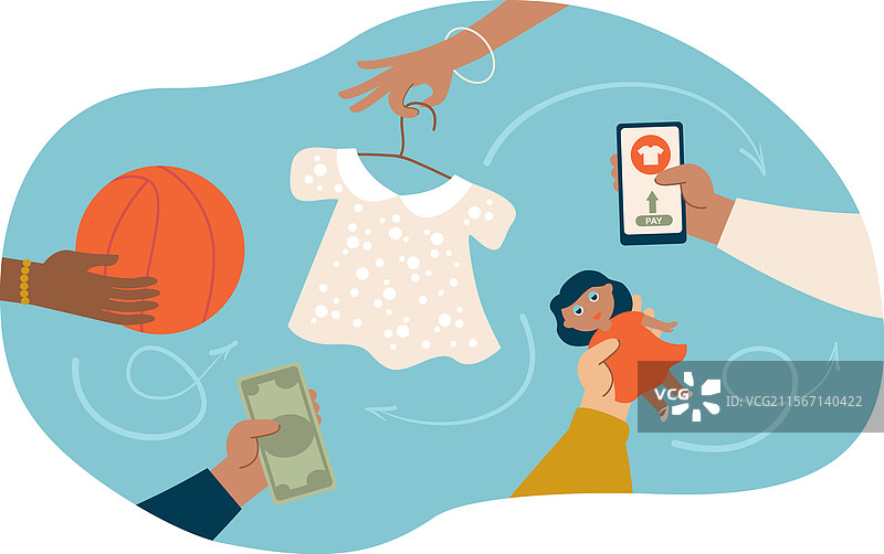 二手儿童用品市场图片素材