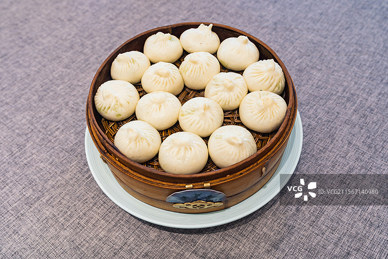 扬州早茶包子图片素材