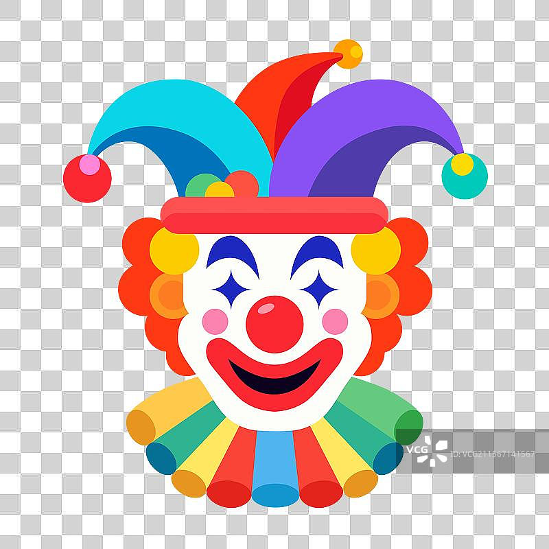 小丑头像图片素材