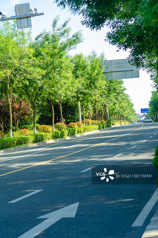夏天的公路图片素材