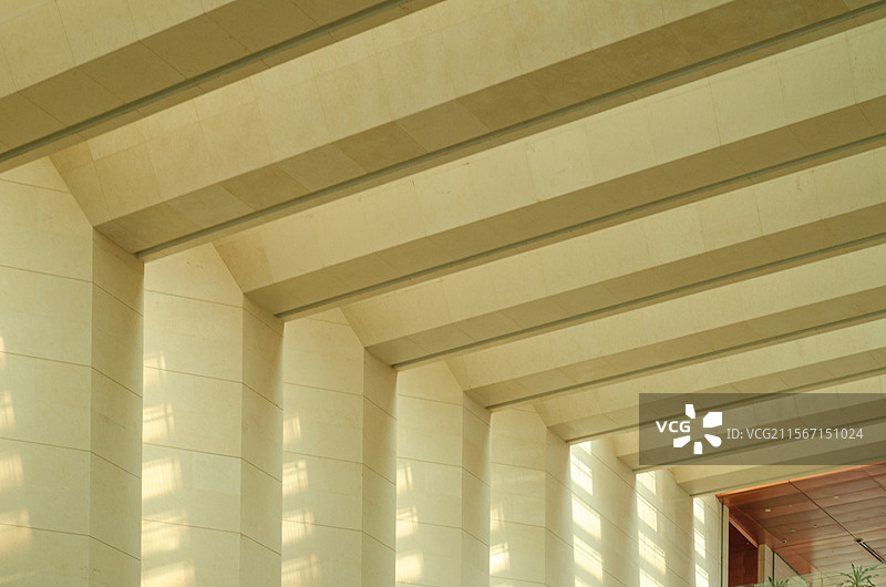 天津博物馆大厅局部图片素材
