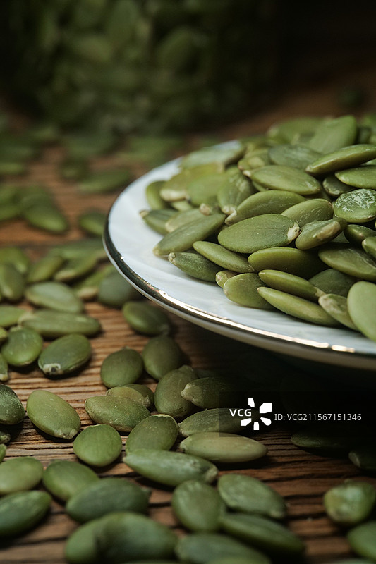 南瓜籽仁绿色有机食品坚果仁南瓜仁瓜子图片素材