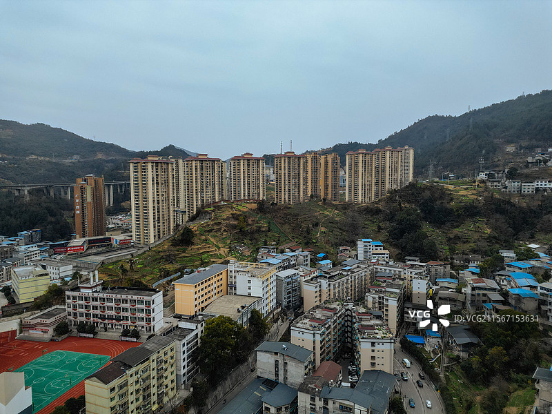 万源市 万兴路 银川大道 唐家坡 后江 城市图片素材