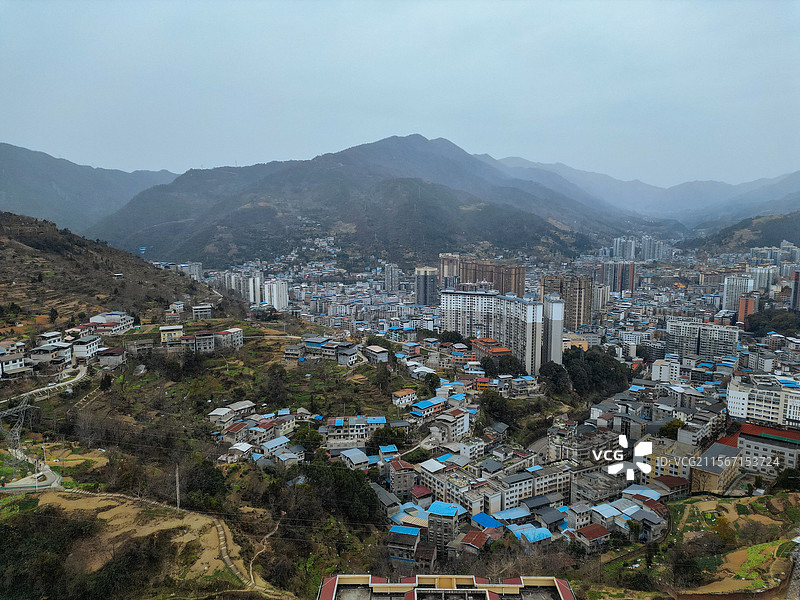万源市 万兴路 银川大道 唐家坡 后江 城市图片素材