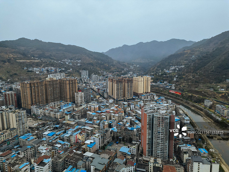 万源市 万兴路 银川大道 唐家坡 后江 城市图片素材