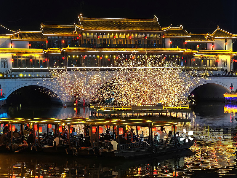 打铁花图片素材