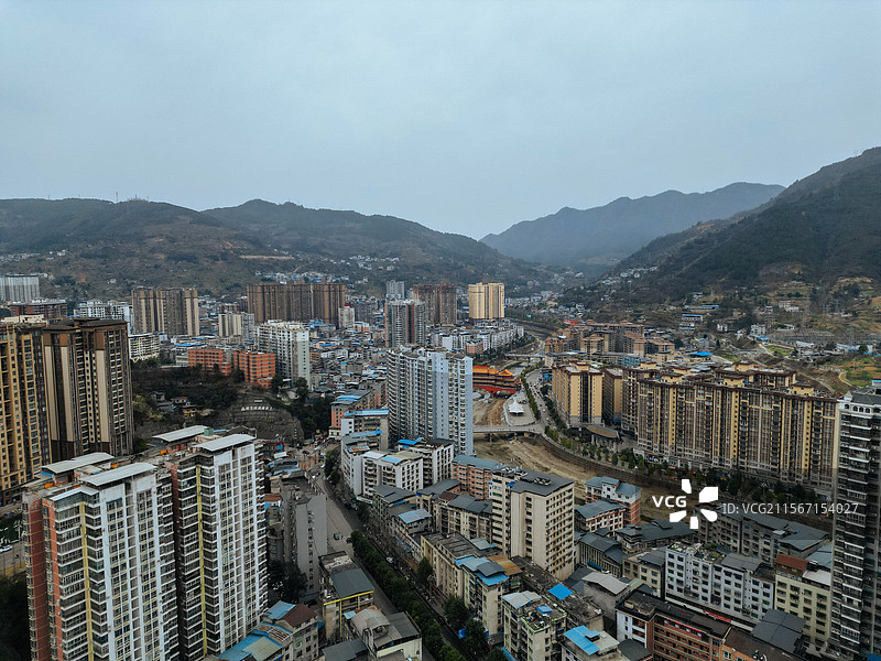 万源市 万兴路 银川大道 唐家坡 后江 城市图片素材