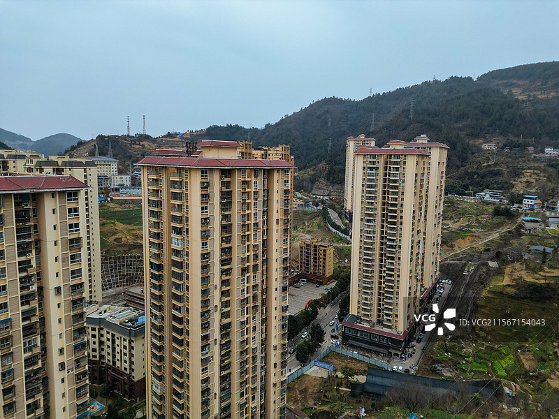 万源市 万兴路 银川大道 唐家坡 后江 城市图片素材