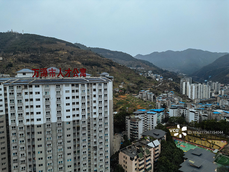万源市 万兴路 银川大道 唐家坡 后江 城市图片素材