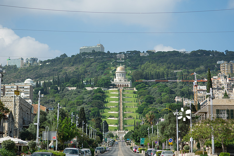 巴哈伊空中花园图片素材