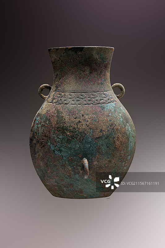 蟠螭纹鈚，春秋中期-晋，山西闻喜上郭墓地1976M7出土，山西博物院藏图片素材