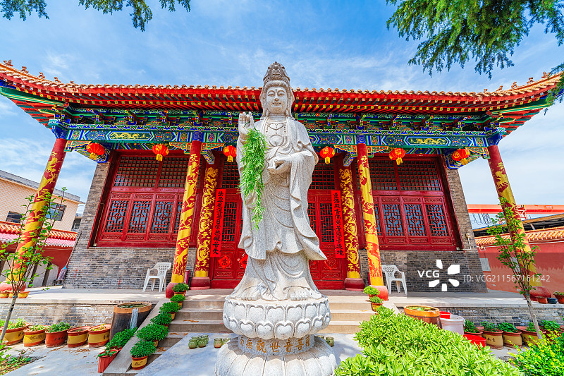 河南省新乡市法海寺佛教文化旅游胜地图片素材