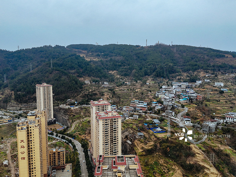 万源市 万兴路 银川大道 唐家坡 后江 城市图片素材