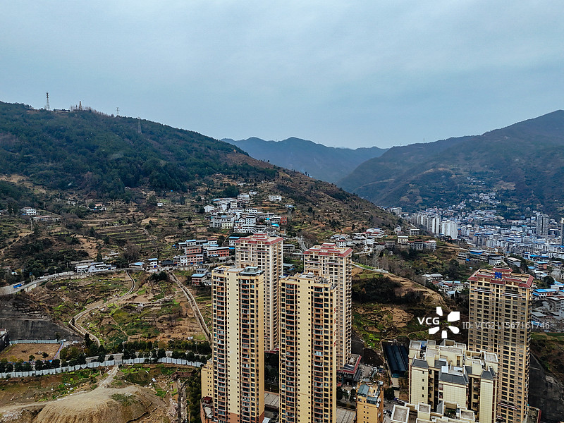 万源市 万兴路 银川大道 唐家坡 后江 城市图片素材