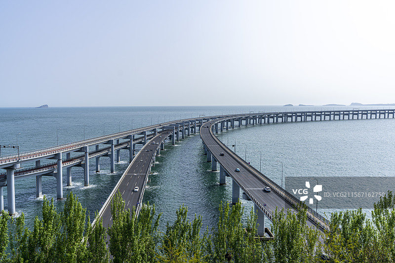 星海湾跨海大桥图片素材