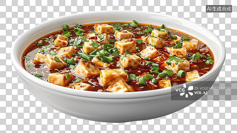 【AI数字艺术】香气四溢的家常红烧豆腐 软糯鲜香的麻婆豆腐图片素材