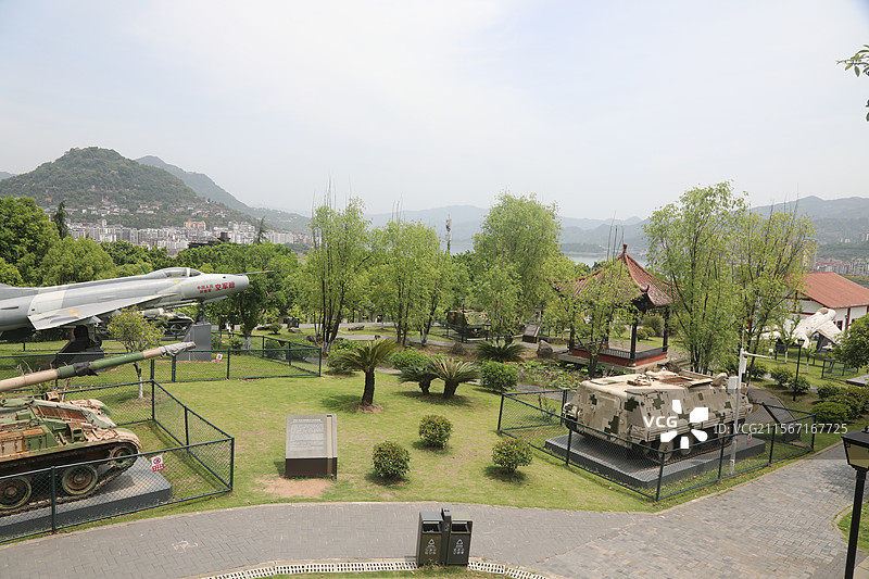 2025年5月重庆市开州区刘伯承同志纪念馆，位于开州区汉丰街道盛山公园内，于1990年12月奠基，图片素材