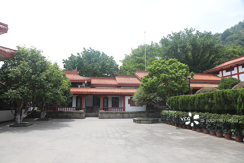 2025年5月重庆市开州区刘伯承同志纪念馆，位于开州区汉丰街道盛山公园内，于1990年12月奠基，图片素材