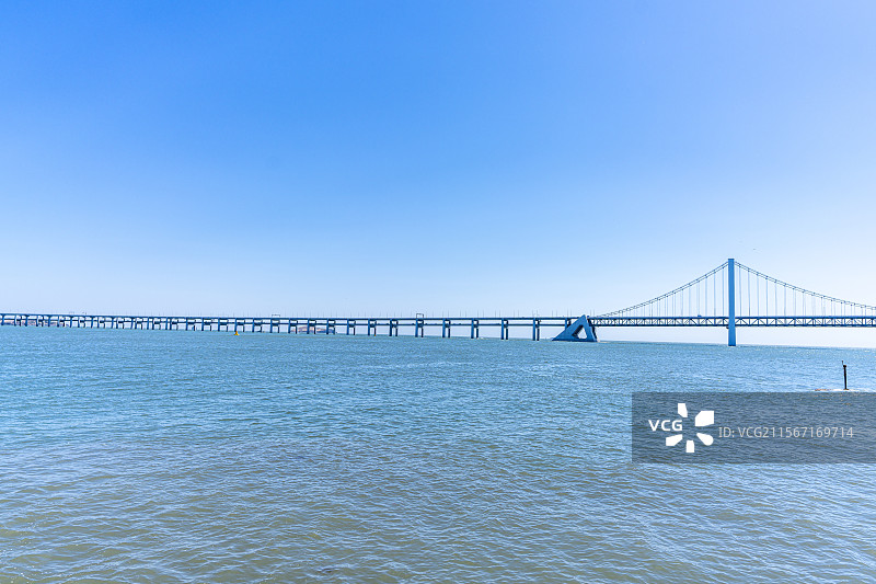 星海湾跨海大桥图片素材
