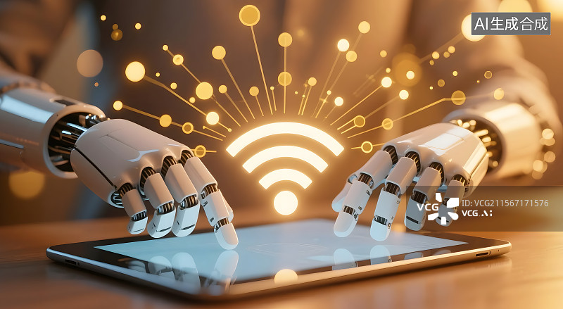 【AI数字艺术】人工智能5G图片素材