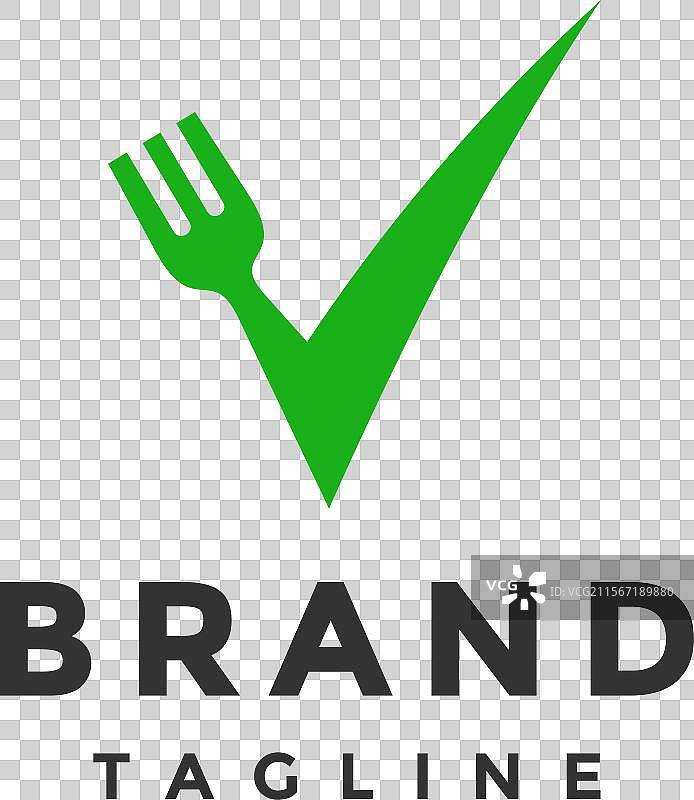 简单的叉形检查图标logo设计图片素材