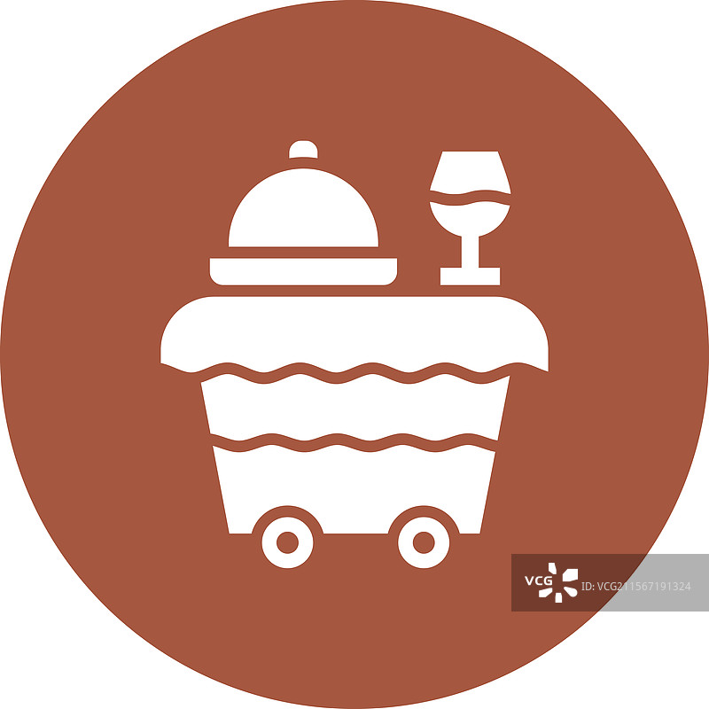 食品推车图标设计图片素材