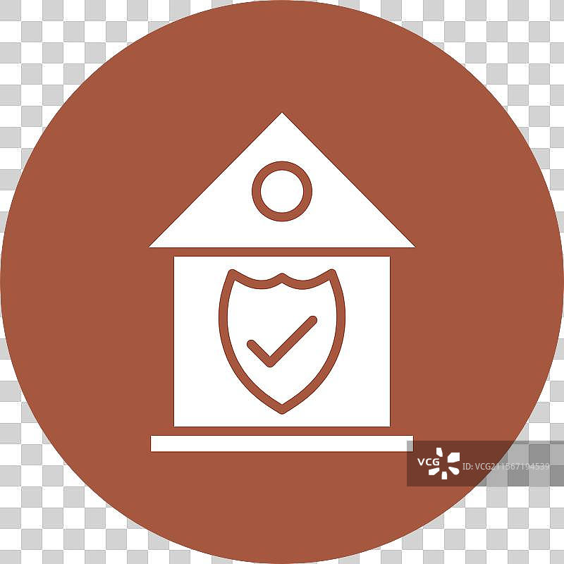 家庭保险图标设计图片素材