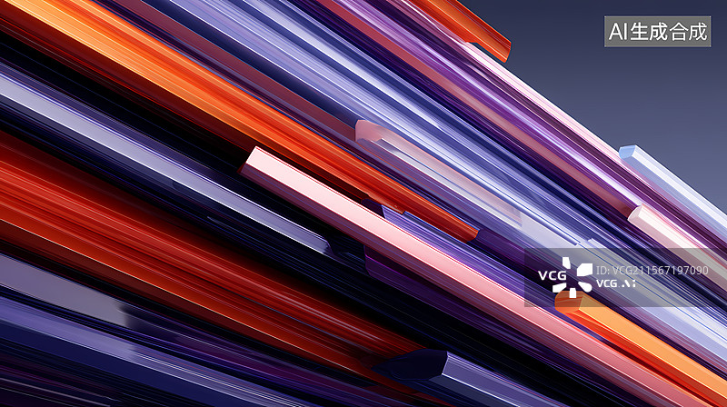 【AI数字艺术】彩色砖块主题质感纹理PPT插图背景图片素材