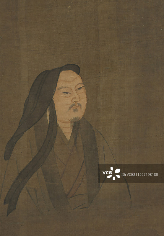 中国历代圣贤半身像，张栻，南宋图片素材