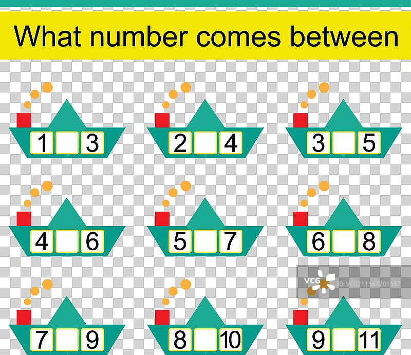 数学工作表之间的数字是什么图片素材