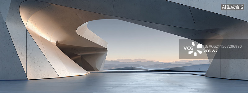 【AI数字艺术】现代城市建筑，智能家居，汽车广告背景图图片素材