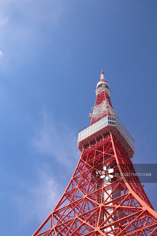 日本东京东京塔图片素材